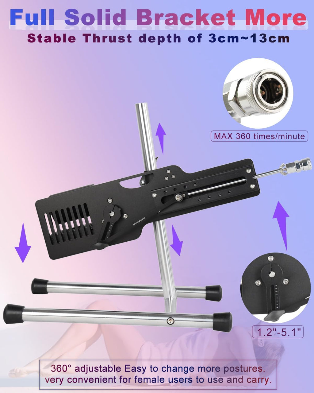 ThrustX360 – Remote Control Sex Machine (120W)
