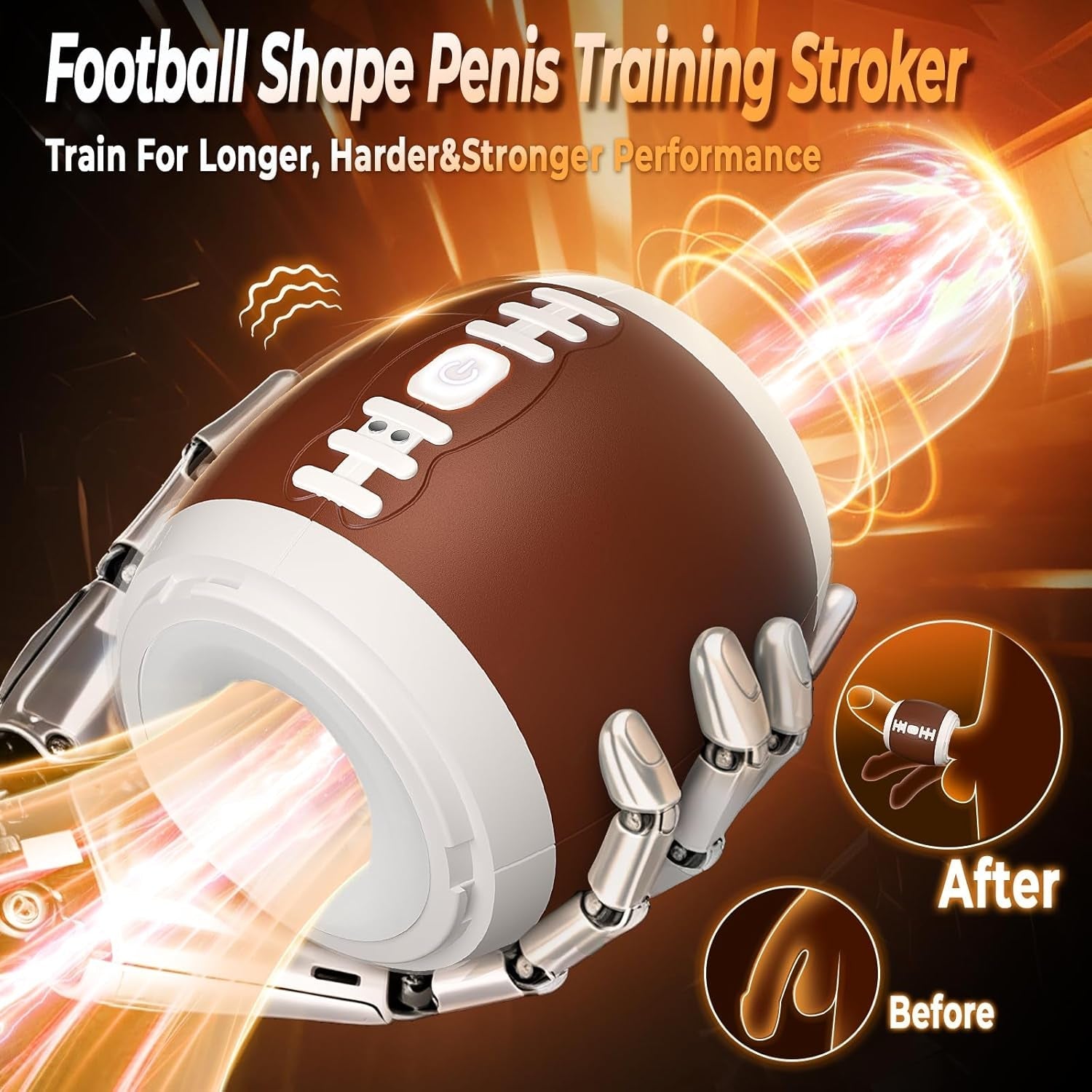 TightEnd Discreet Football-Shaped Male Stroker