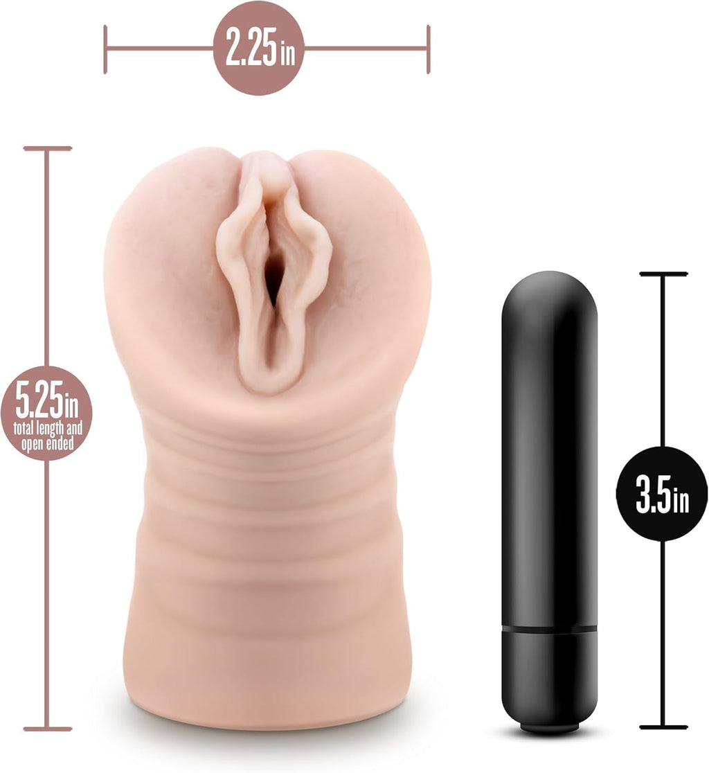 TightRush Vibrating Pocket Pussy Stroker