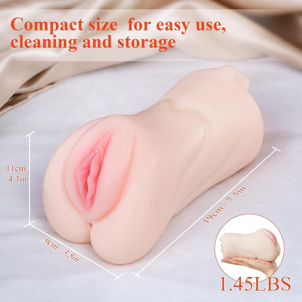 TightVerse 3-in-1 Male Masturbator Pocket Pussy Stroker