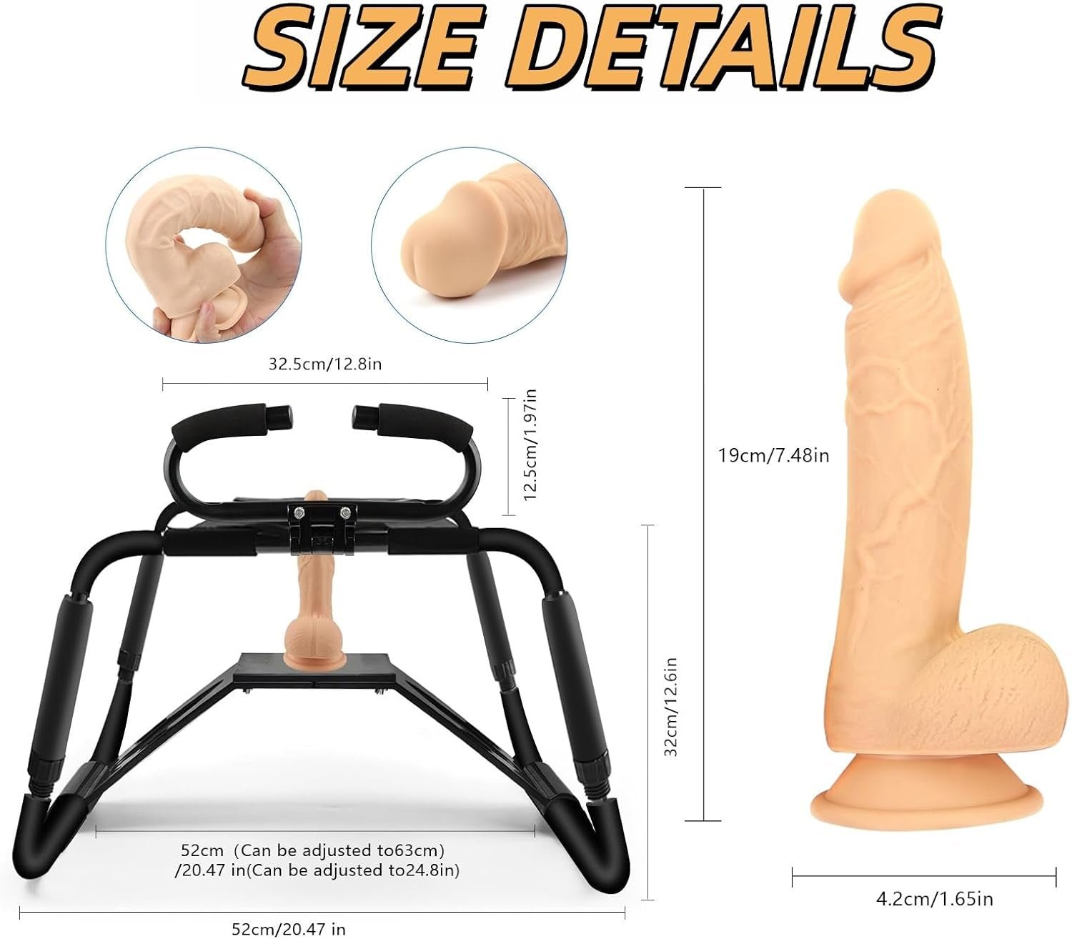 TitanFlex Adjustable Intimacy Chair with Support Straps