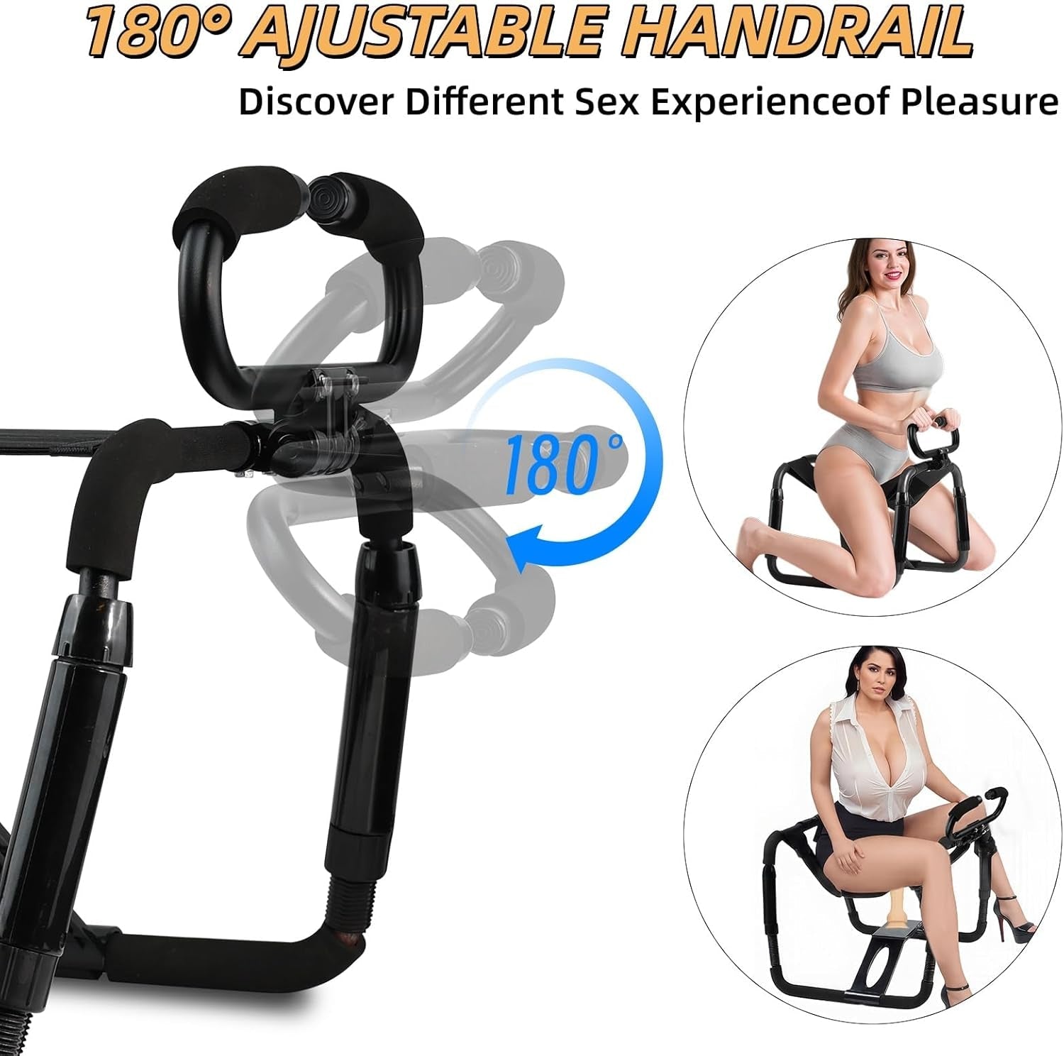 TitanFlex Adjustable Intimacy Chair with Support Straps