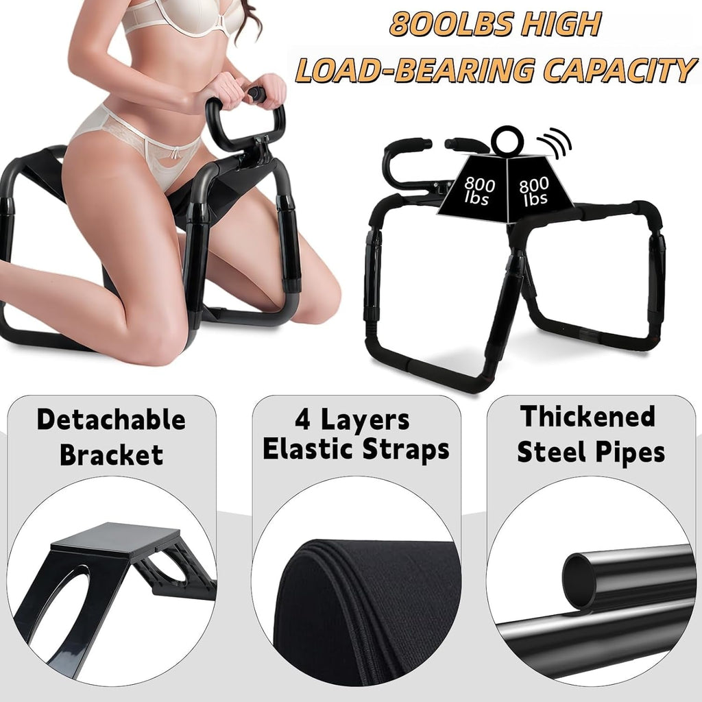 TitanFlex Adjustable Intimacy Chair with Support Straps