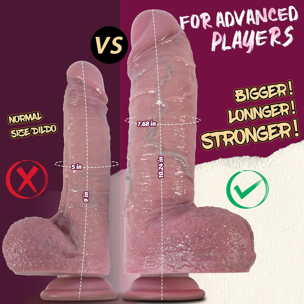 TitanHeat Oversized Thrusting Dildo