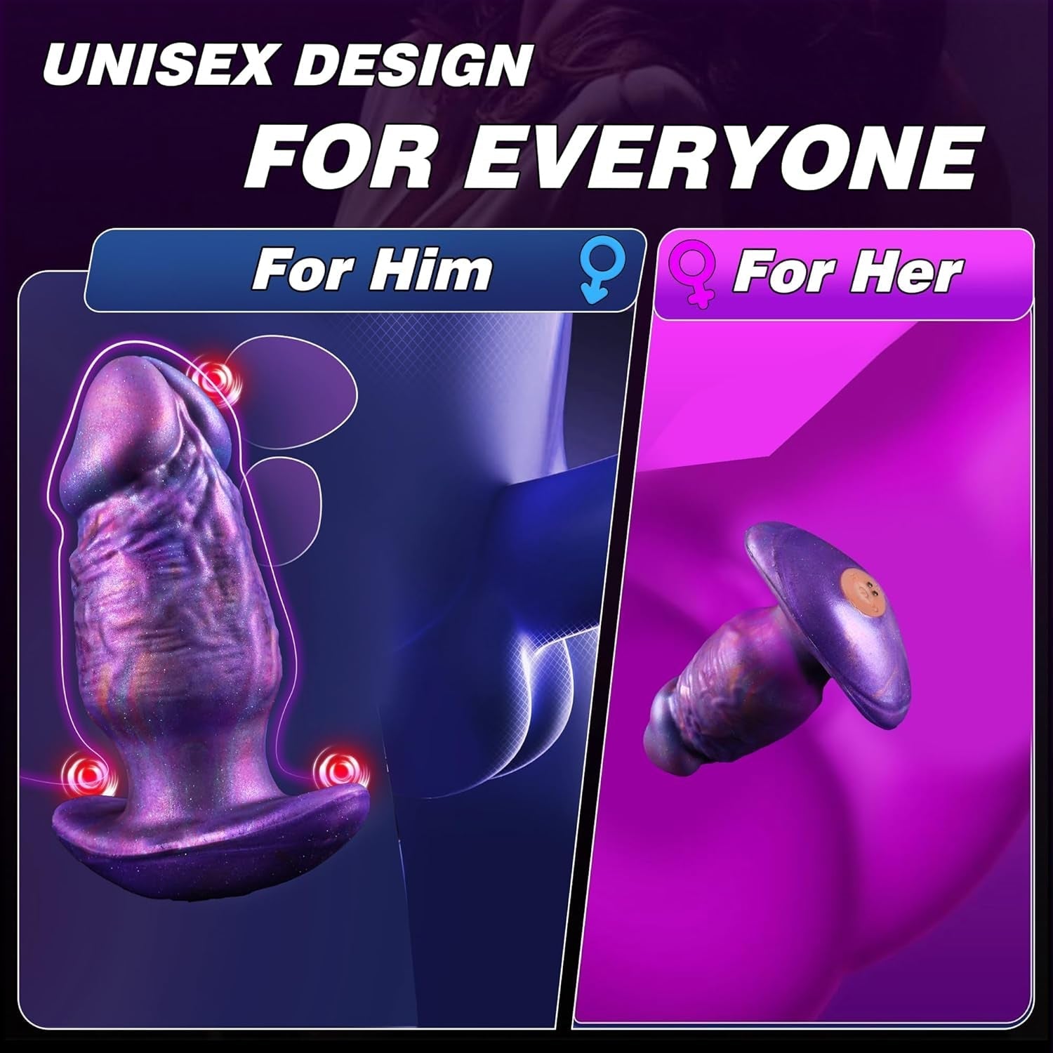 TitanTaper Large Remote-Controlled Vibrating Butt Plug