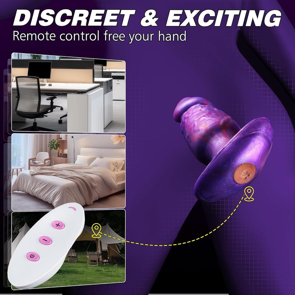 TitanTaper Large Remote-Controlled Vibrating Butt Plug