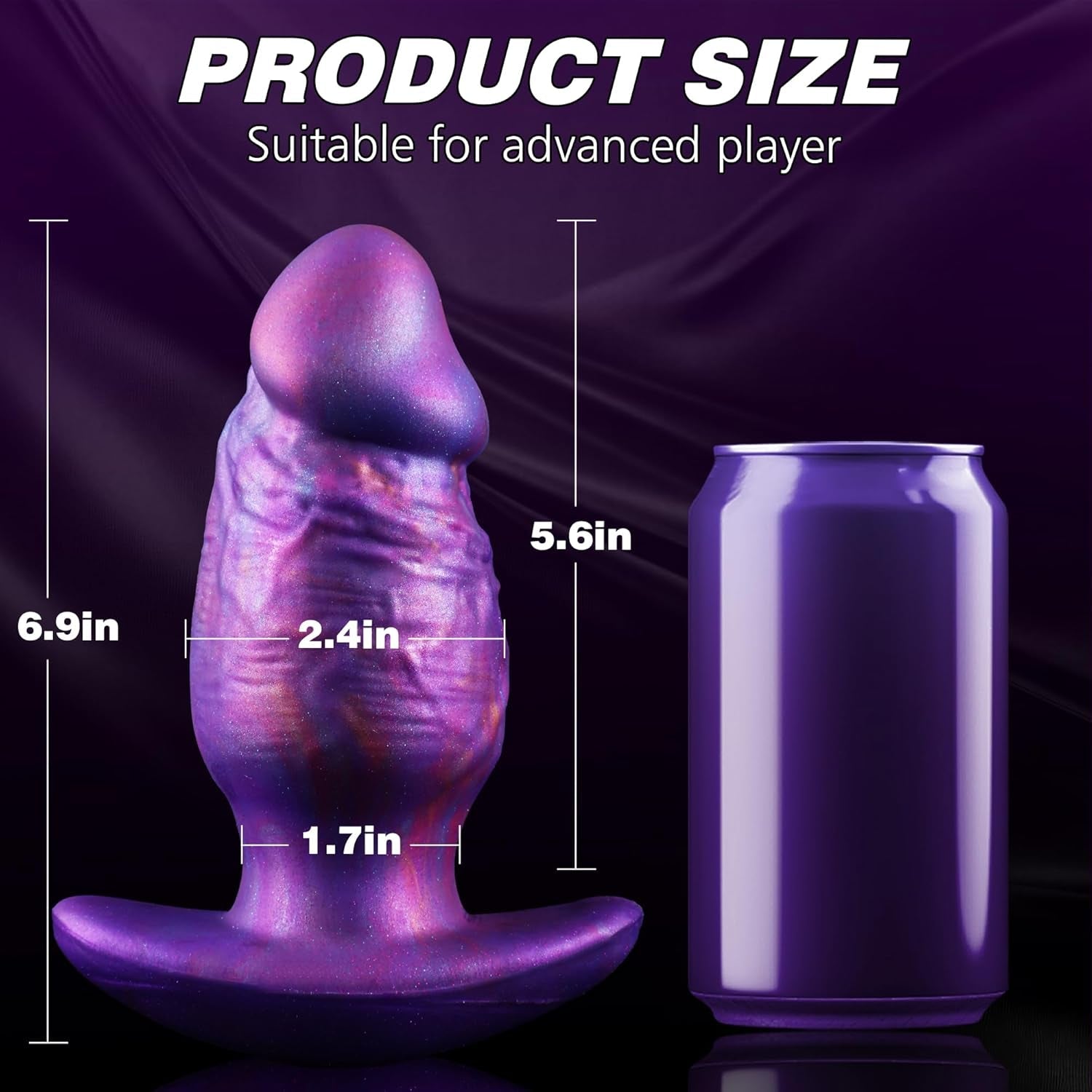 TitanTaper Large Remote-Controlled Vibrating Butt Plug