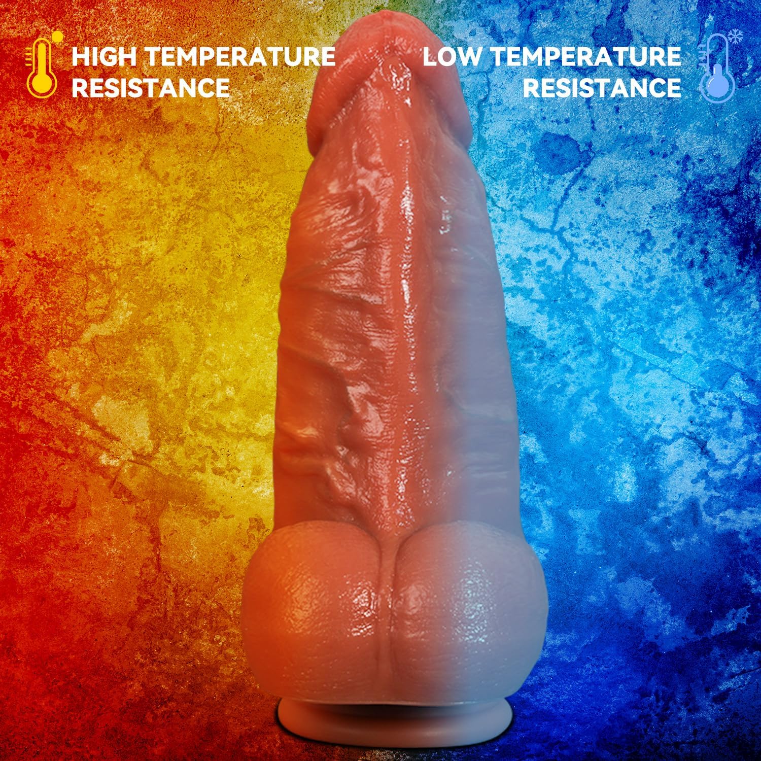 TitanThrust Tapered Thick Dildo