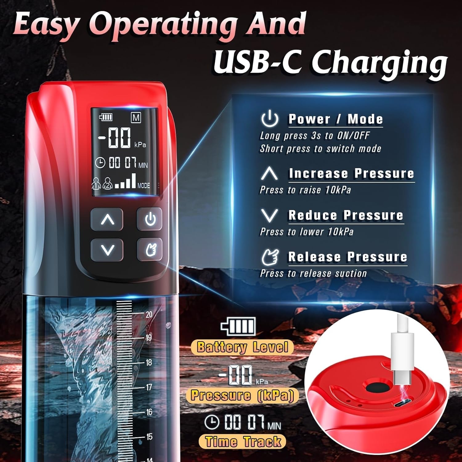 TitanVac Pro Digital Display Penis Pump