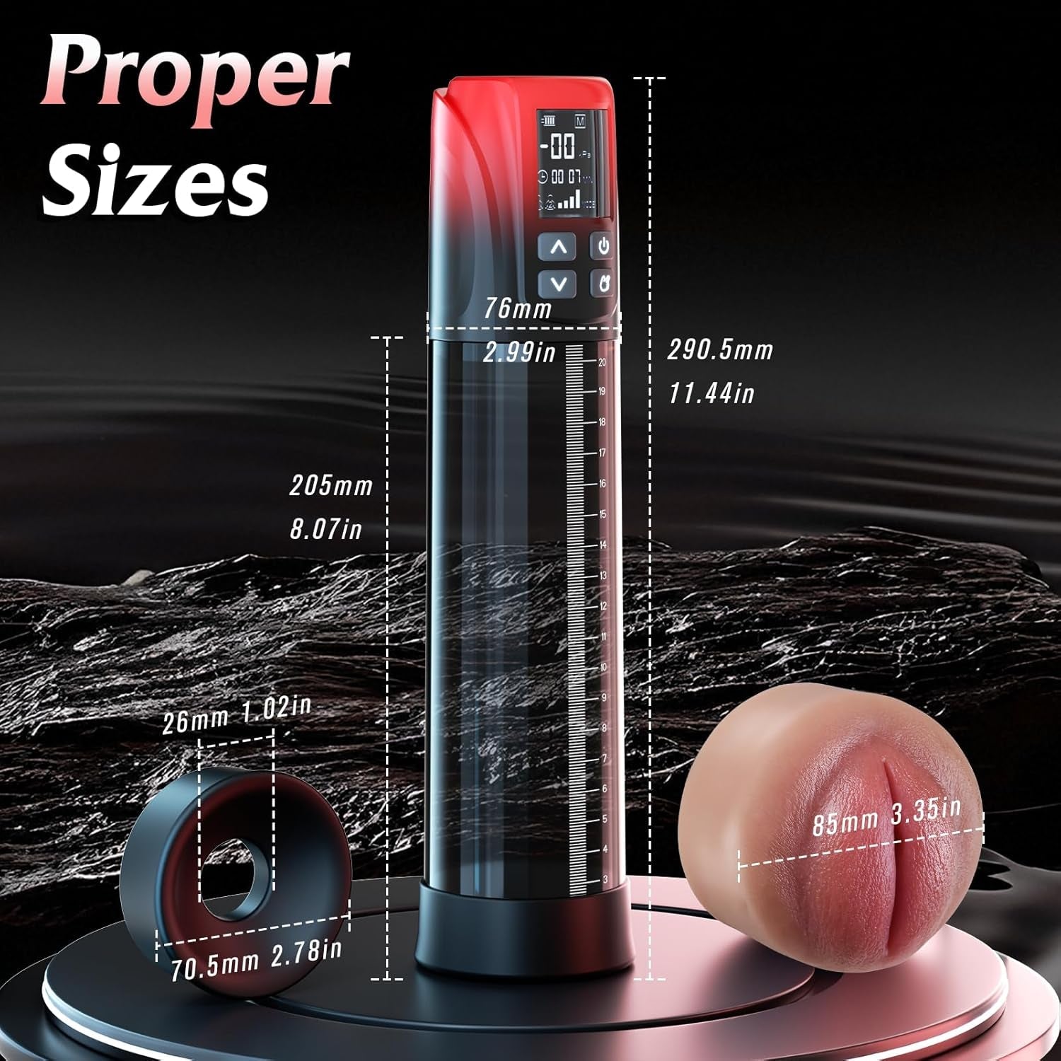 TitanVac Pro Digital Display Penis Pump