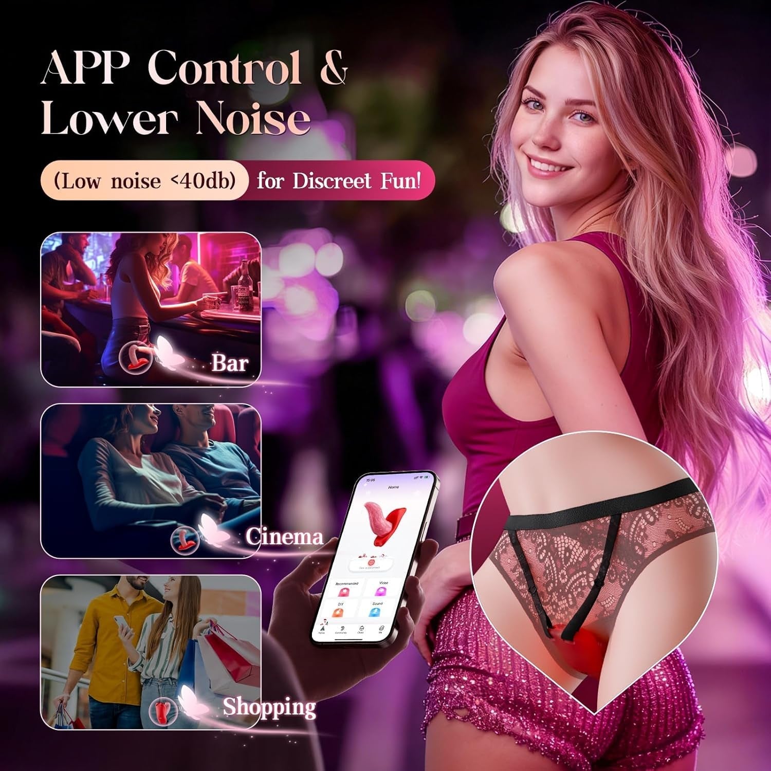 TongueLure Wearable Tongue Panty Vibrator