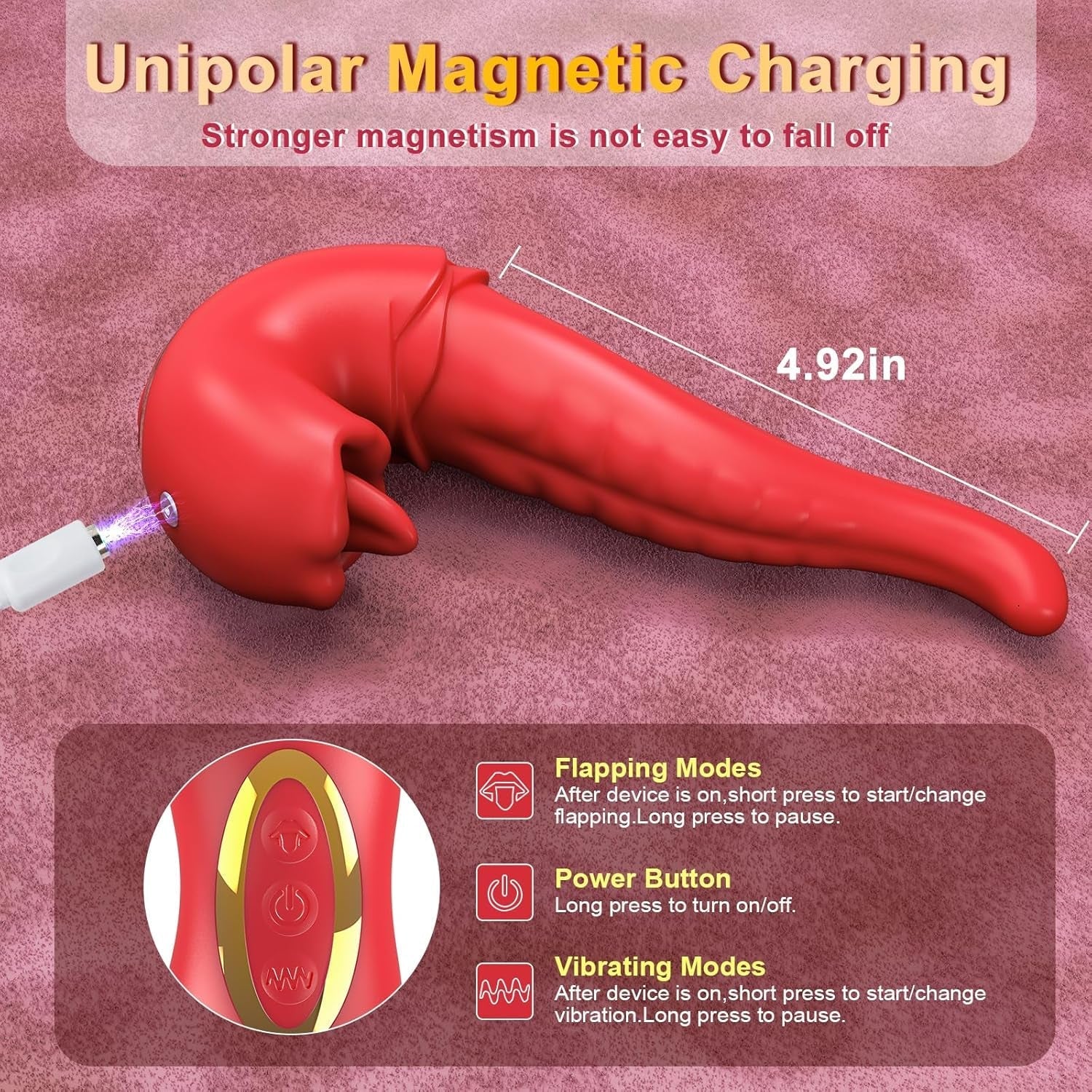 TongueMuse App Control Tongue Flapping Vibrator