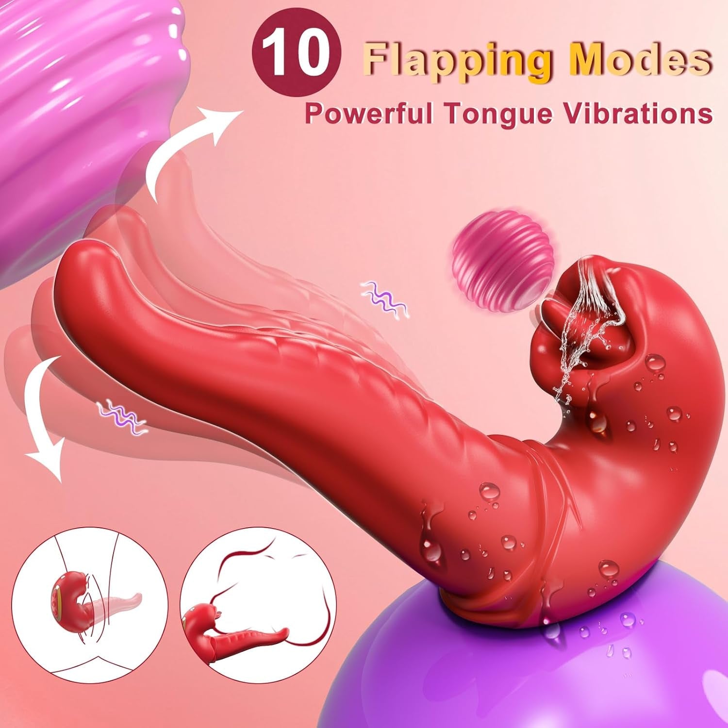 TongueMuse App Control Tongue Flapping Vibrator