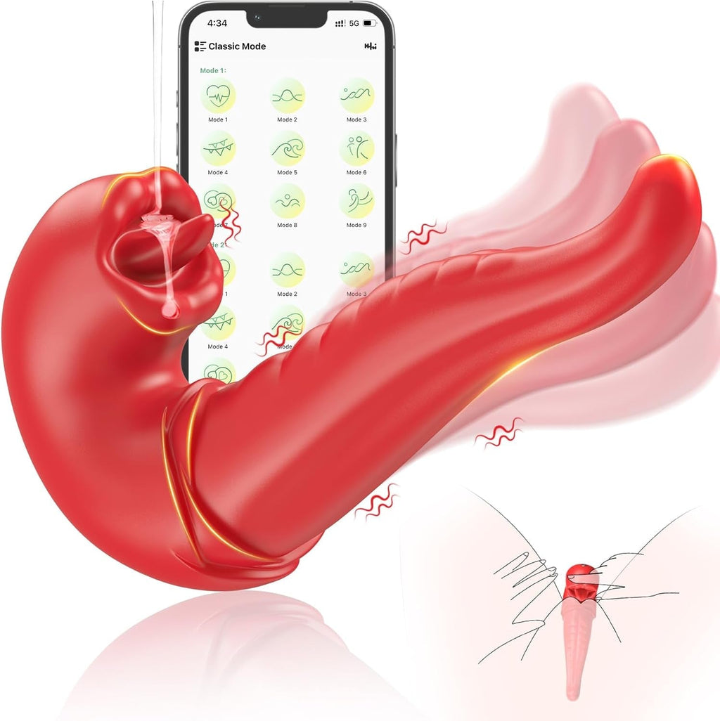 TongueMuse App Control Tongue Flapping Vibrator