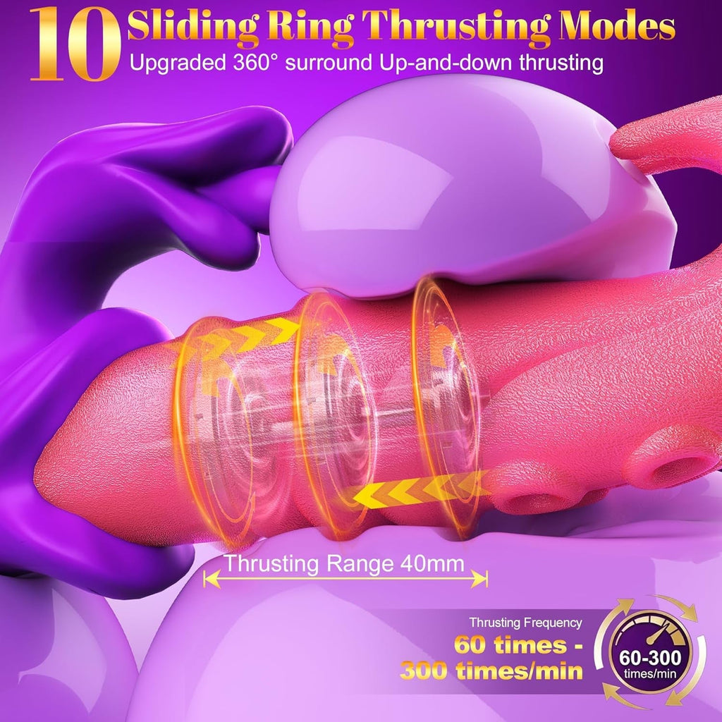 TongueRush App-Controlled Tongue Rabbit Vibrator