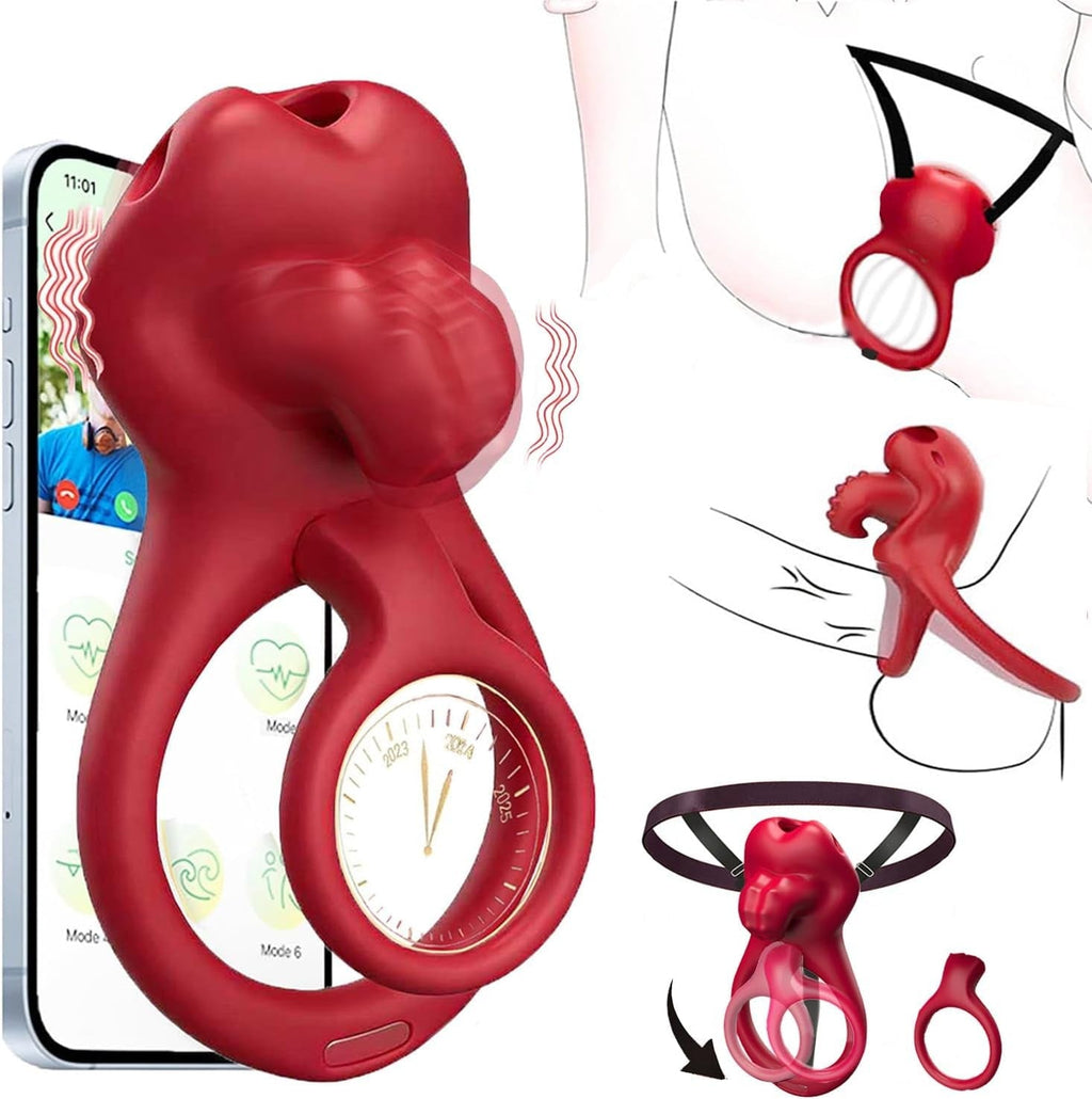 TongueSwitch 2-in-1 Wearable Couples Cock Ring