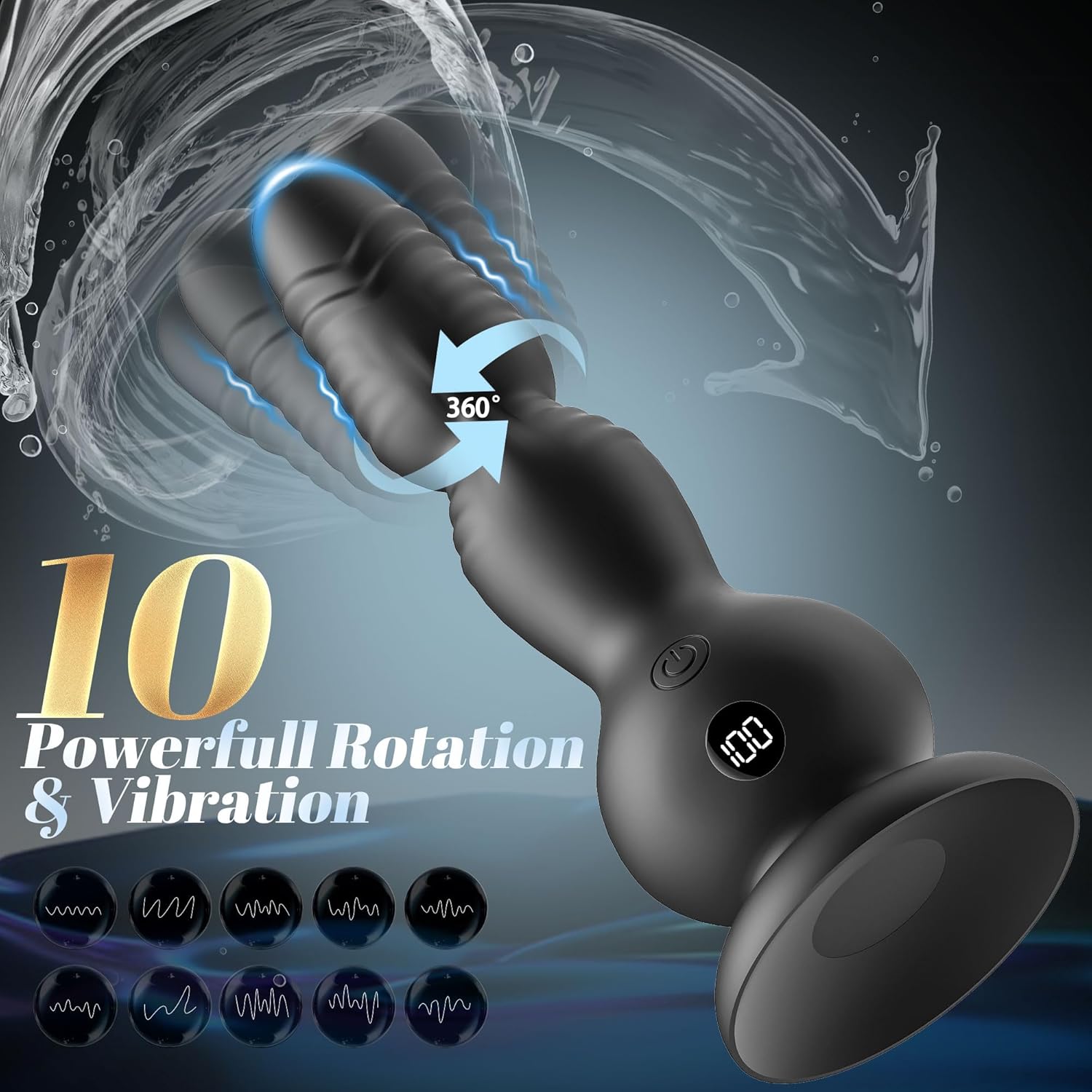 TorqueBeads 6-in-1 Rotating Prostate Massager