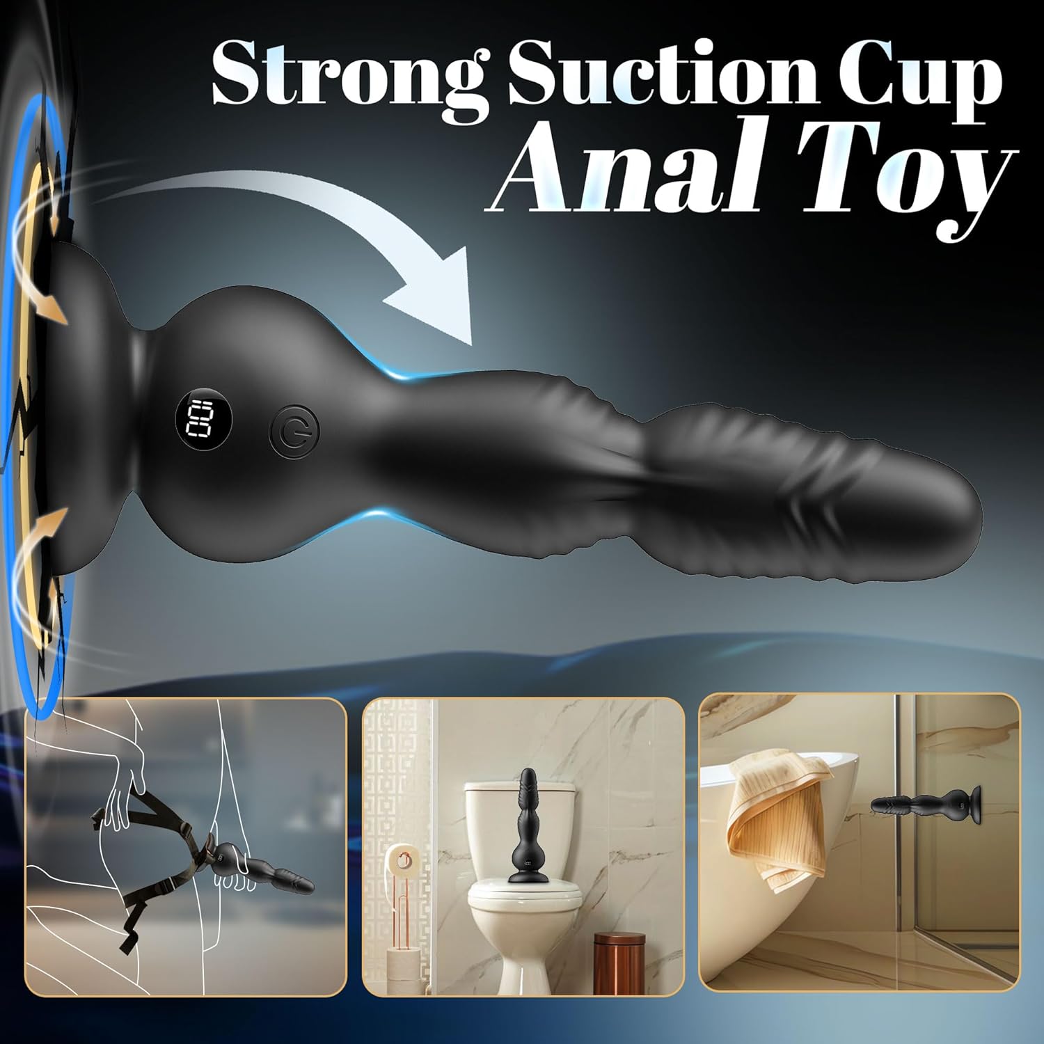 TorqueBeads 6-in-1 Rotating Prostate Massager