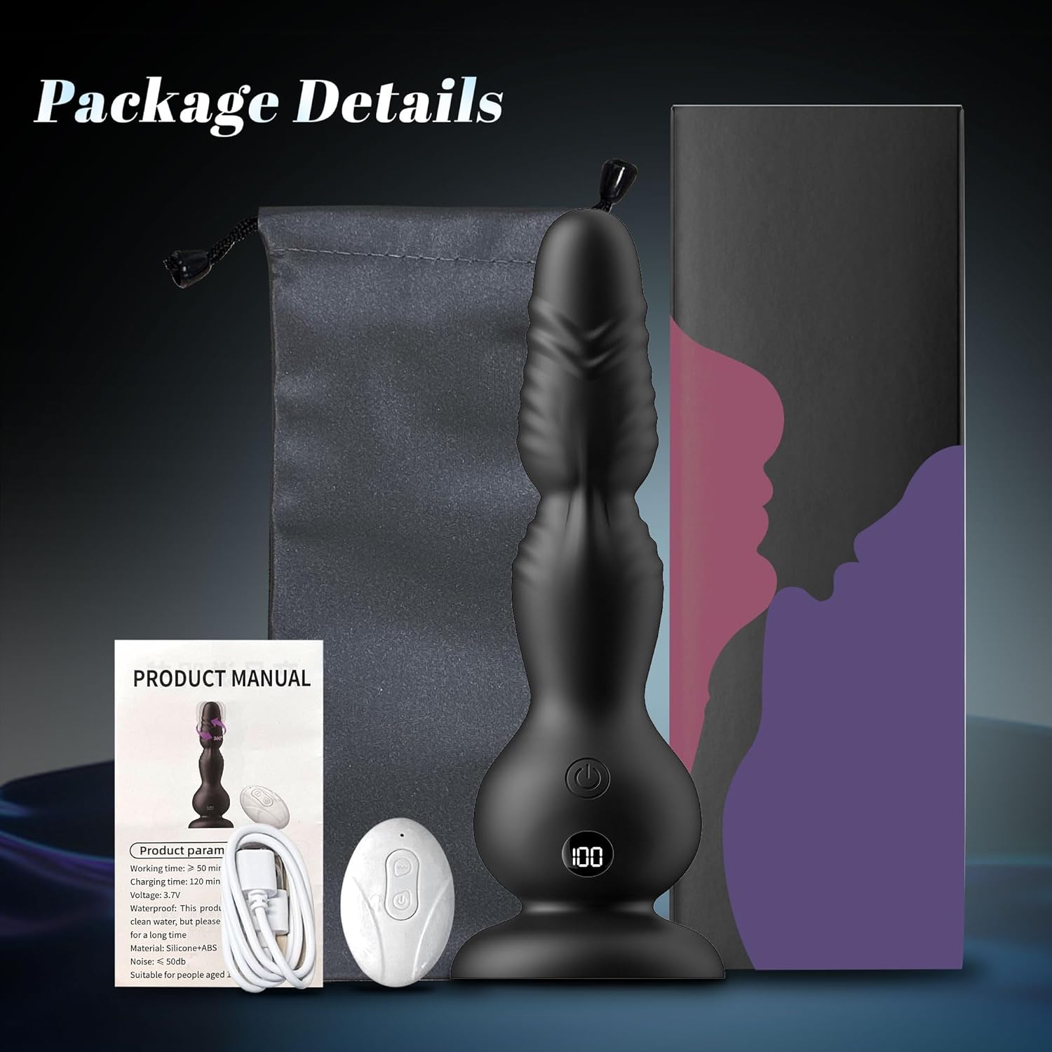 TorqueBeads 6-in-1 Rotating Prostate Massager