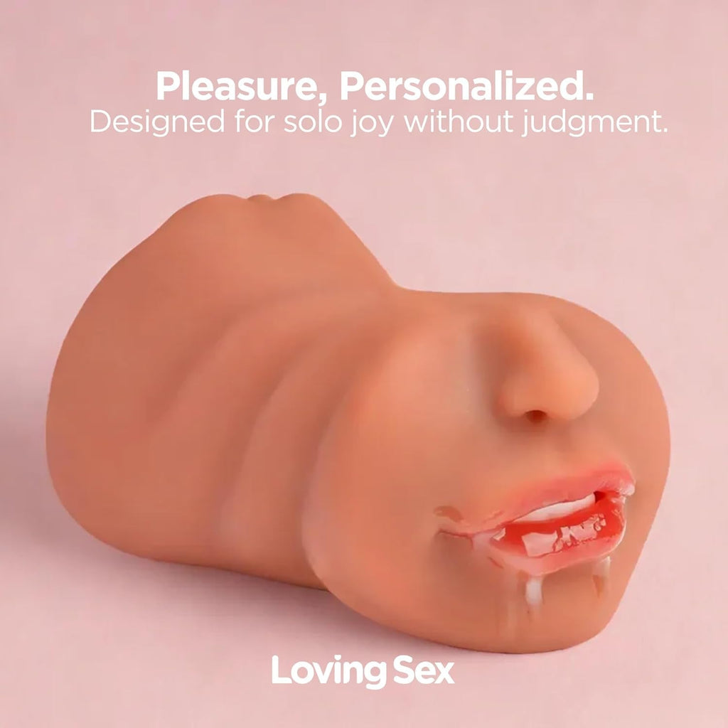 TriBliss 3-in-1 Realistic Male Pocket Pussy Stroker