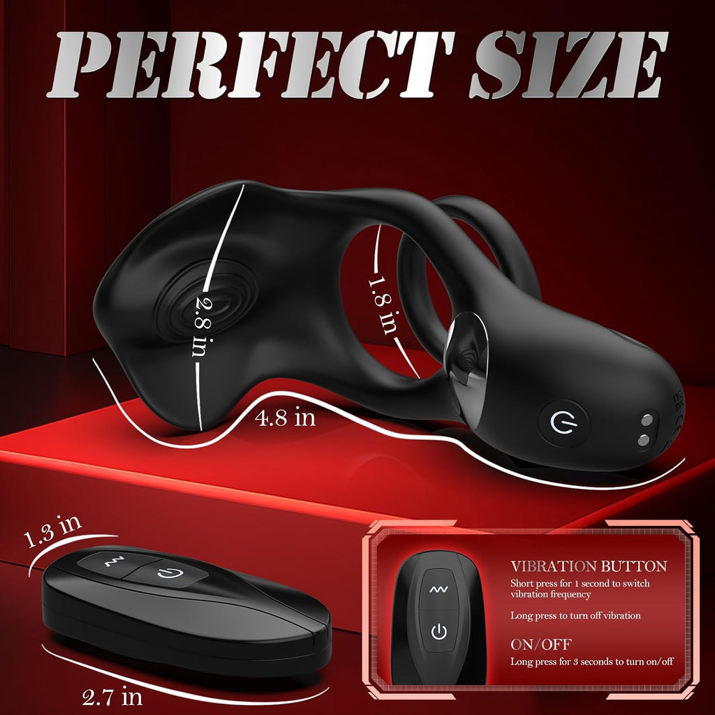 TriBliss Remote Vibrating Penis Ring