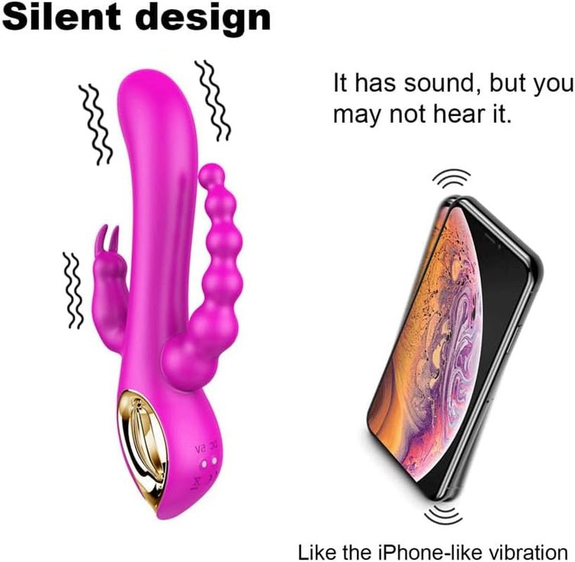 TriBloom 3-in-1 Rabbit Vibrator
