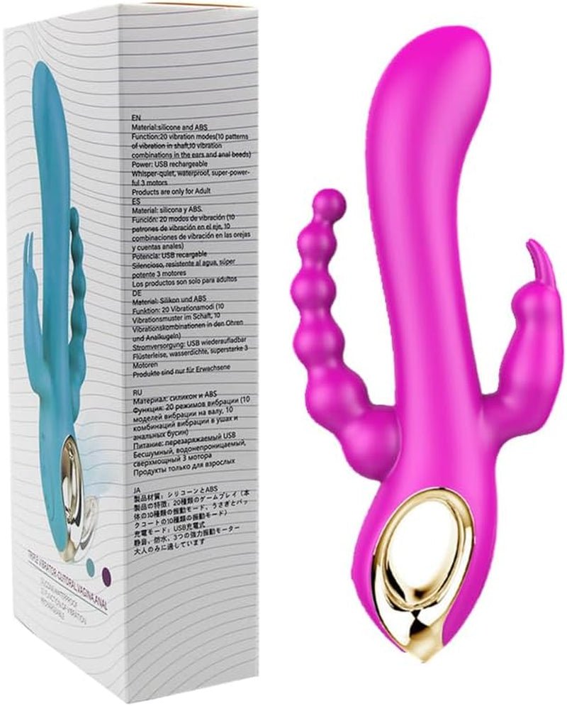 TriBloom 3-in-1 Rabbit Vibrator