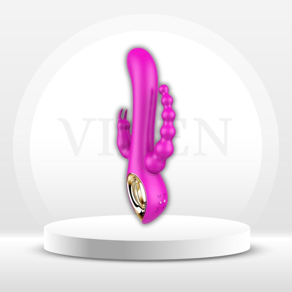 TriBloom 3-in-1 Rabbit Vibrator