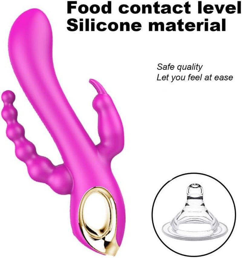 TriBloom 3-in-1 Rabbit Vibrator