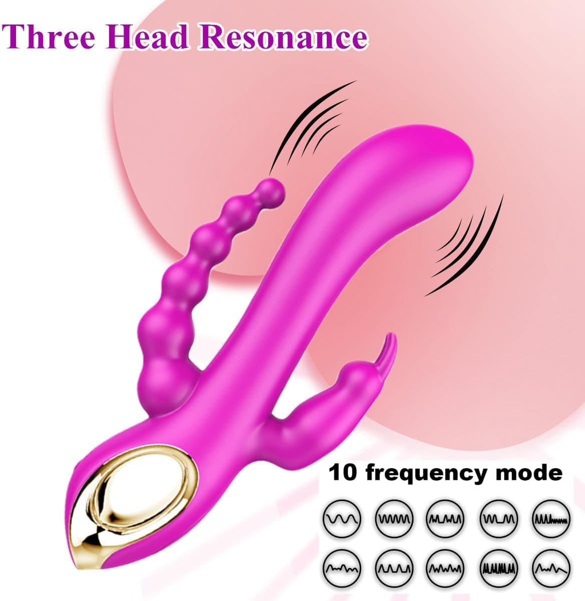 TriBloom 3-in-1 Rabbit Vibrator