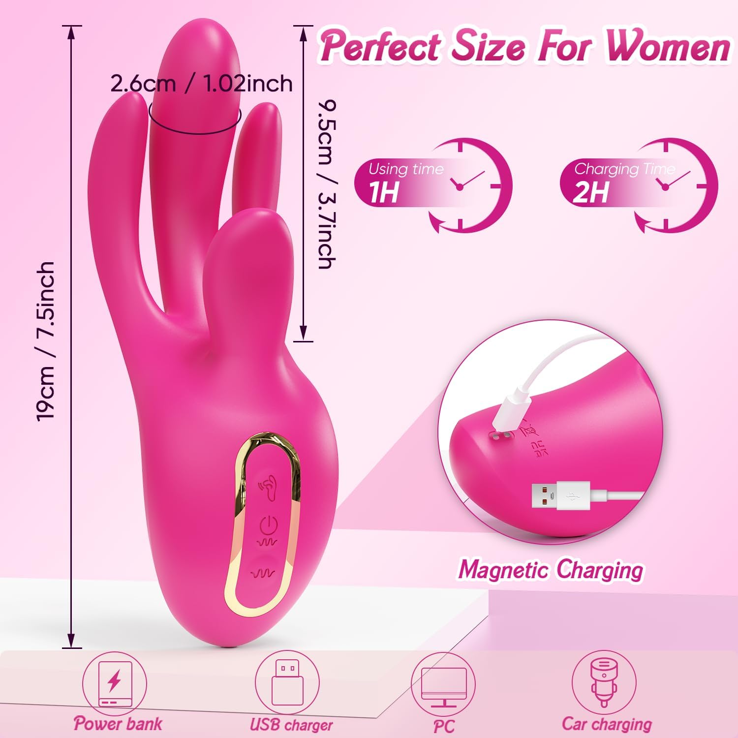 TriFlick G-Spot Finger Vibrator