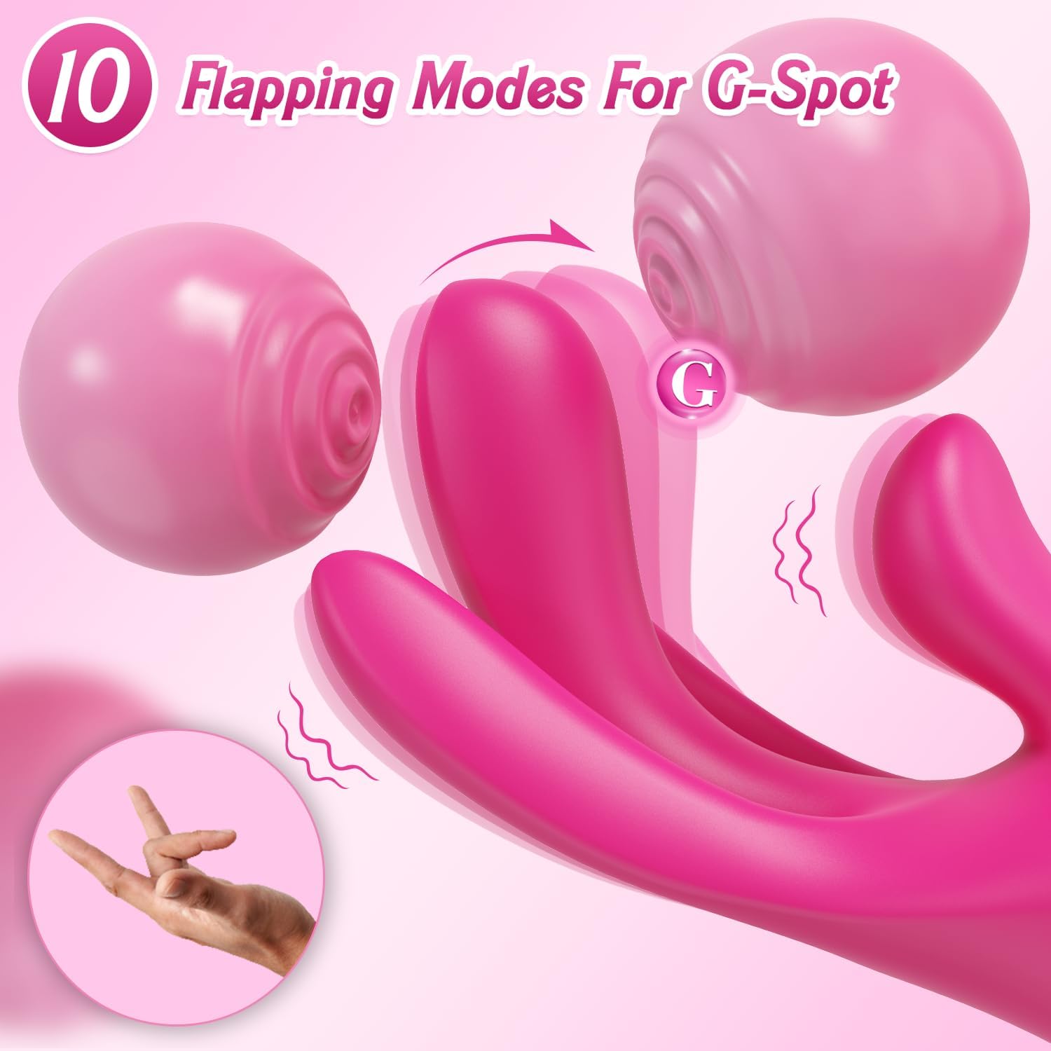 TriFlick G-Spot Finger Vibrator