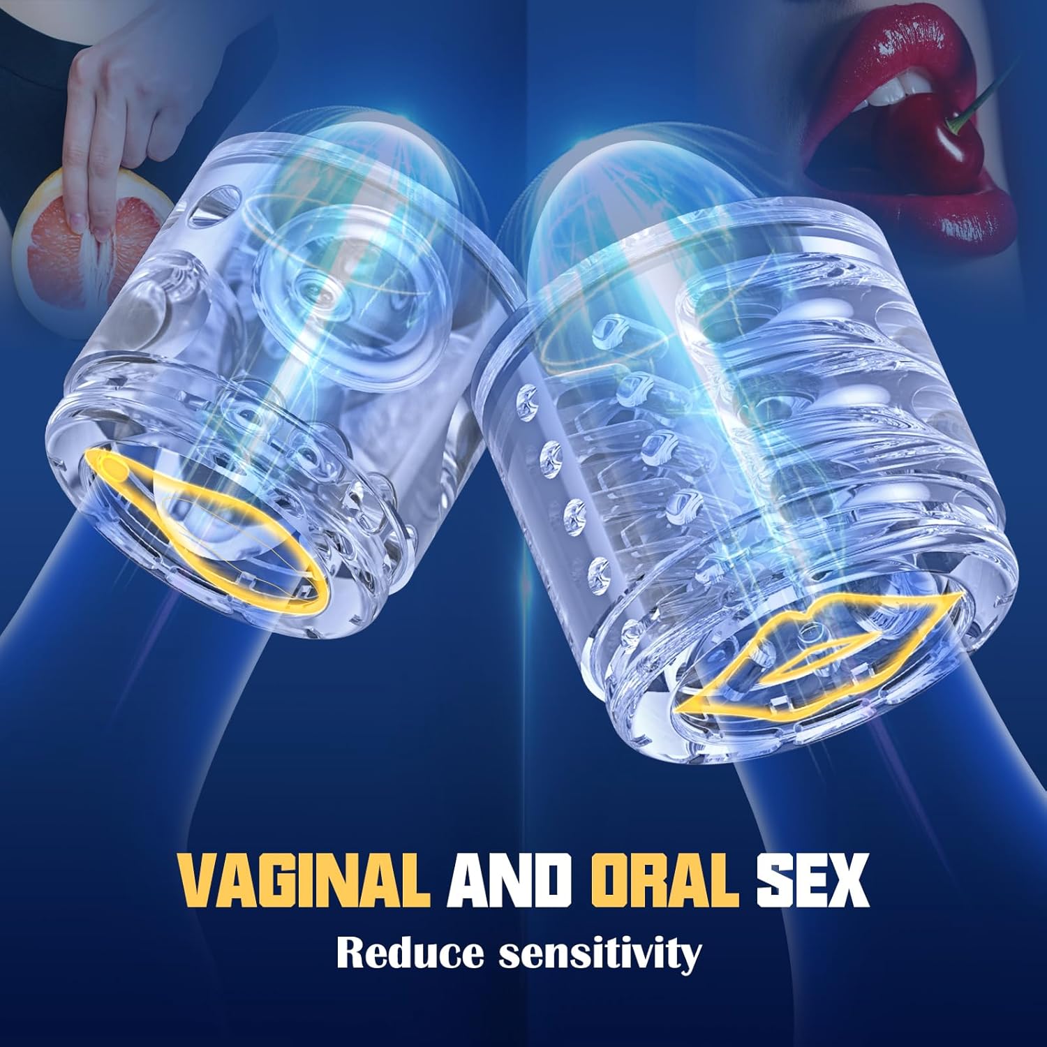 TriGrip Stroker – 3-in-1 Masturbator