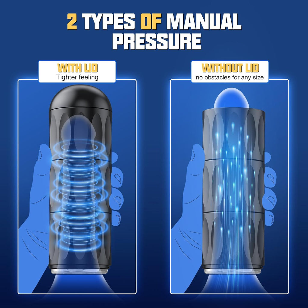TriGrip Stroker – 3-in-1 Masturbator
