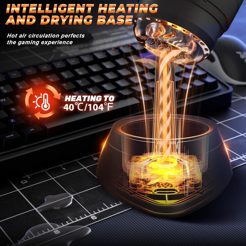 TriHeat Base – 5-in-1 Sex Toy Heating & Drying Station