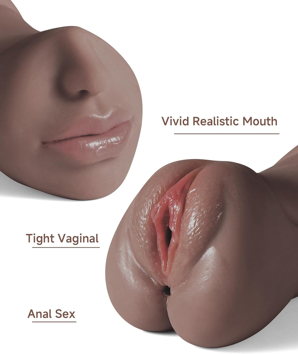 TriMate 3-in-1 Oral & Vaginal Pocket Pussy Masturbator