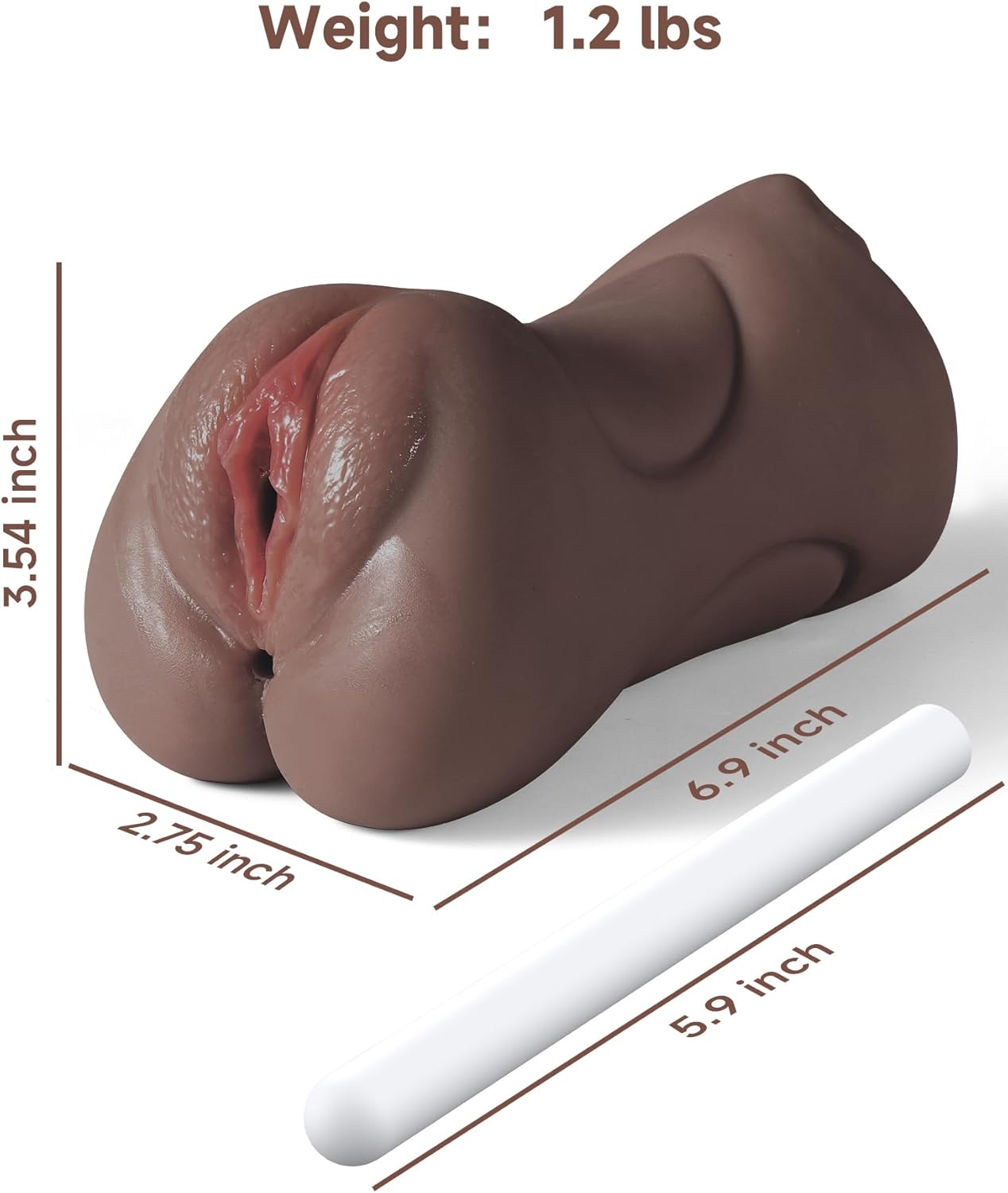 TriMate 3-in-1 Oral & Vaginal Pocket Pussy Masturbator