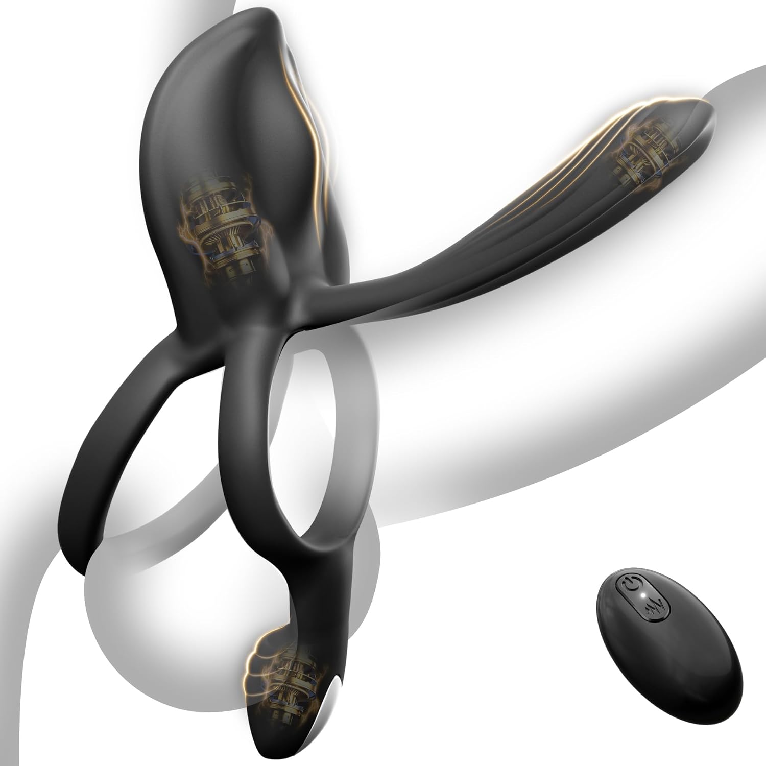 TriMax Triple Motor Vibrating Cock Ring for Couples
