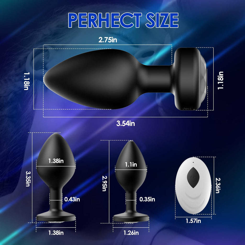 TrioPulse Anal Plug Training Set