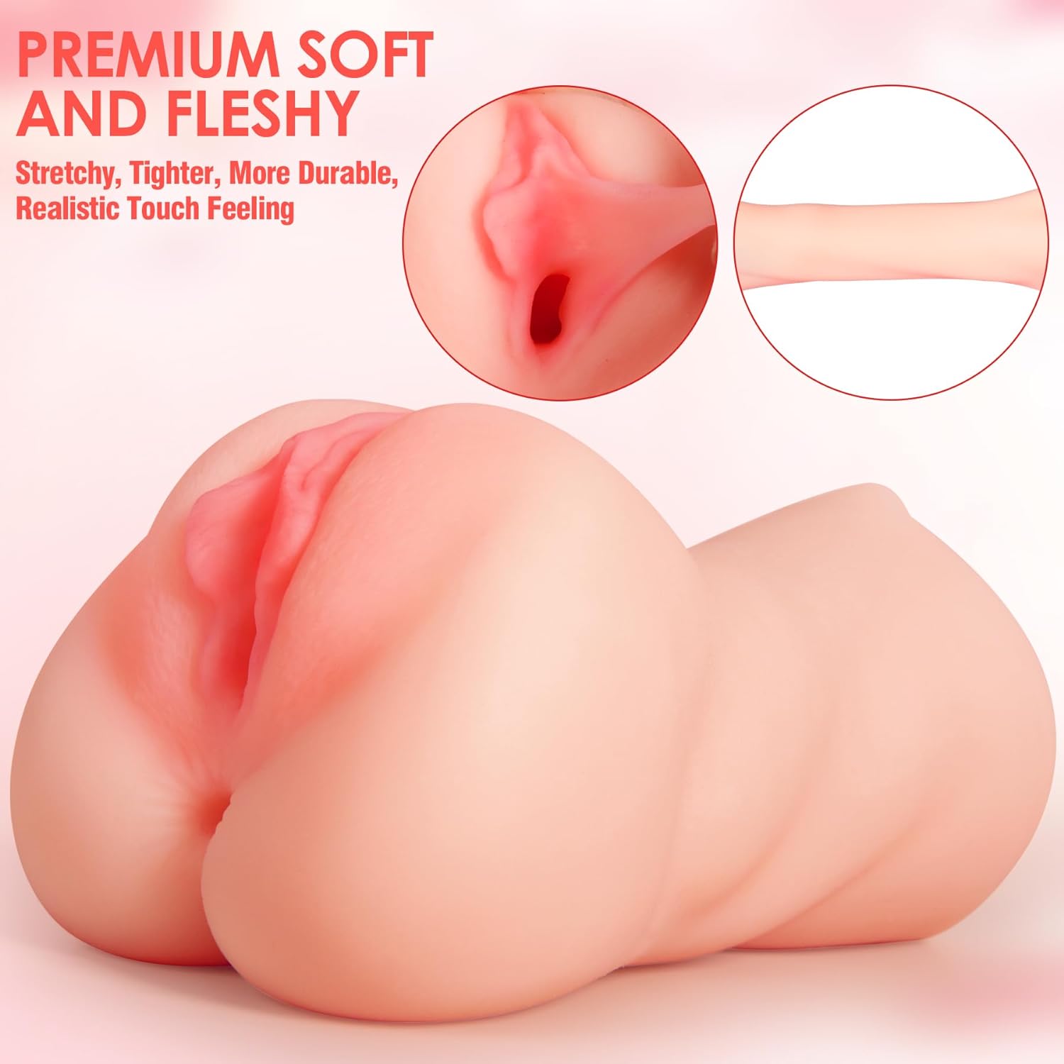 TriPlay 3-Hole Training Pocket Pussy Stroker