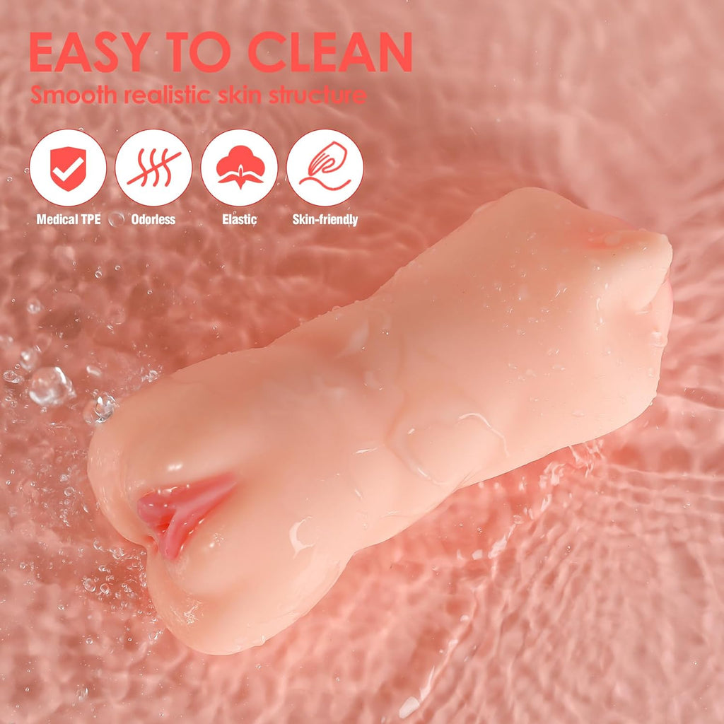 TriPlay 3-Hole Training Pocket Pussy Stroker