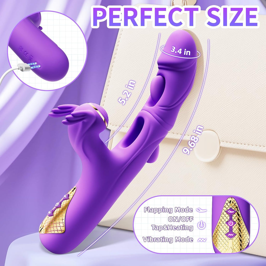 TriPleasure 4-in-1 Flapping G-Spot Vibrator