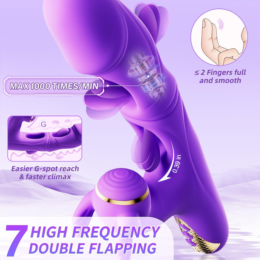 TriPleasure 4-in-1 Flapping G-Spot Vibrator