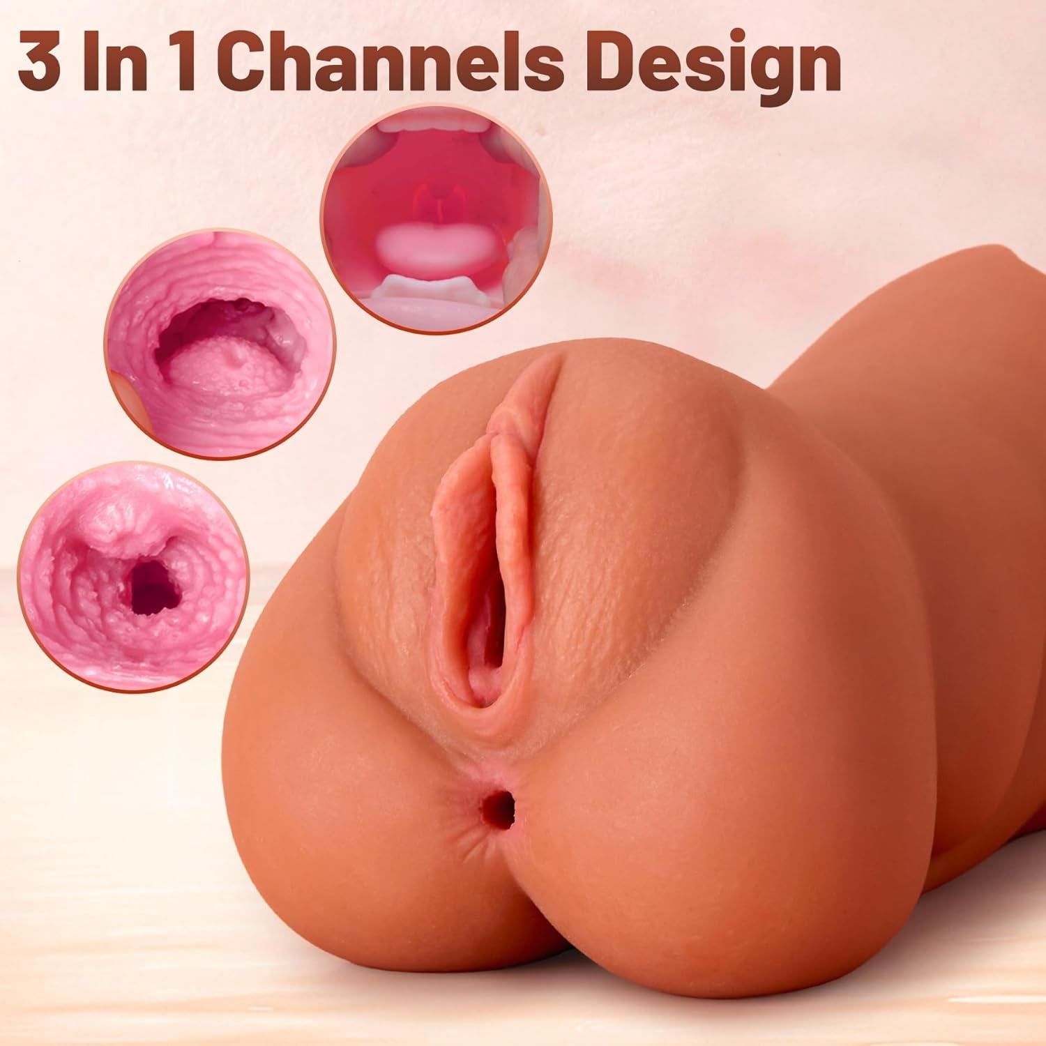 TripleCave 3-in-1 Male Pocket Pussy Sleeve
