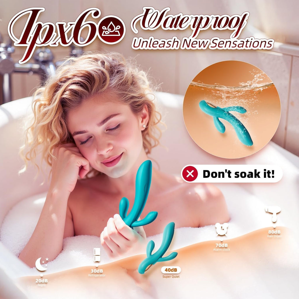 TripleHare Triple Stimulation 3-in-1 Rabbit Vibrator