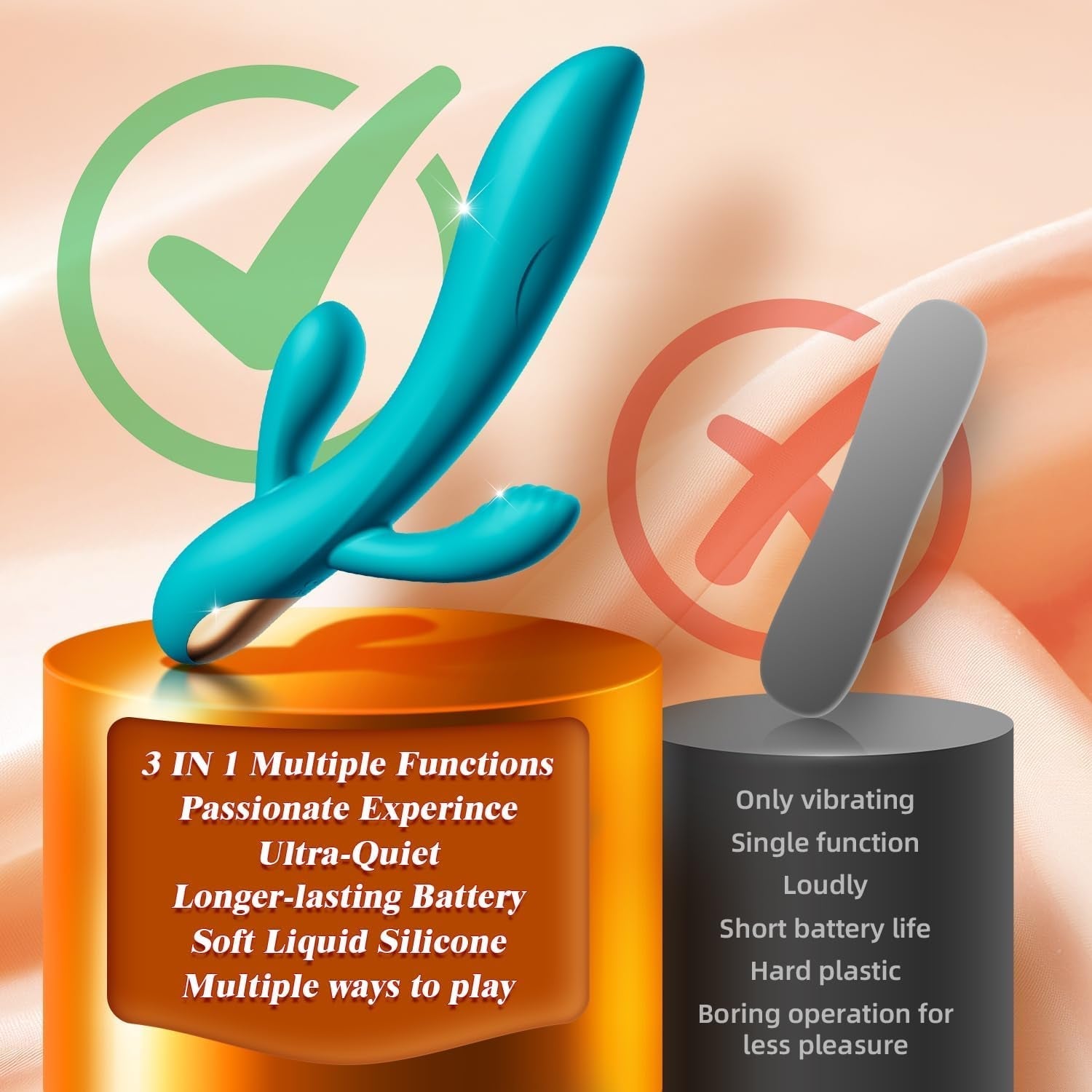 TripleHare Triple Stimulation 3-in-1 Rabbit Vibrator