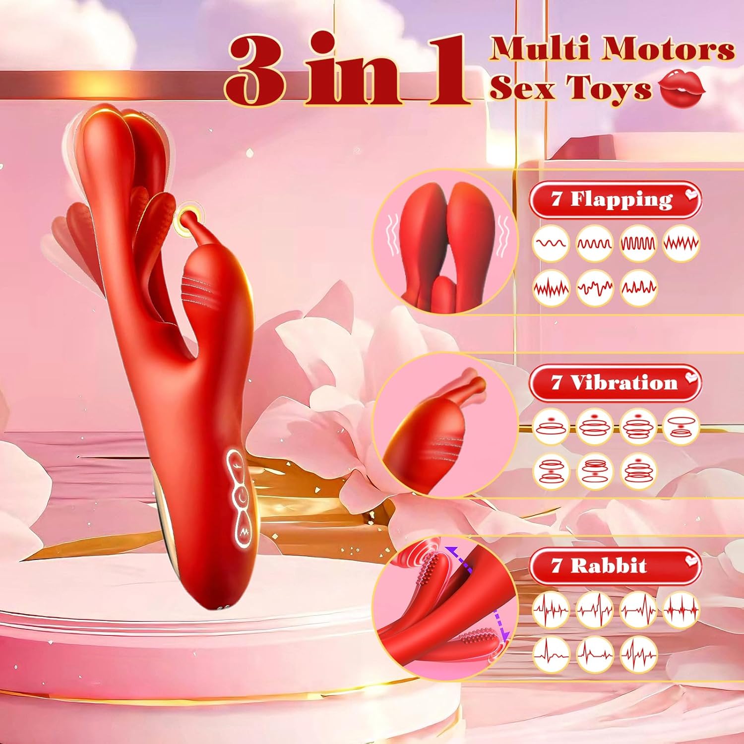 TriplePulse Flap & Thrust Vibrator