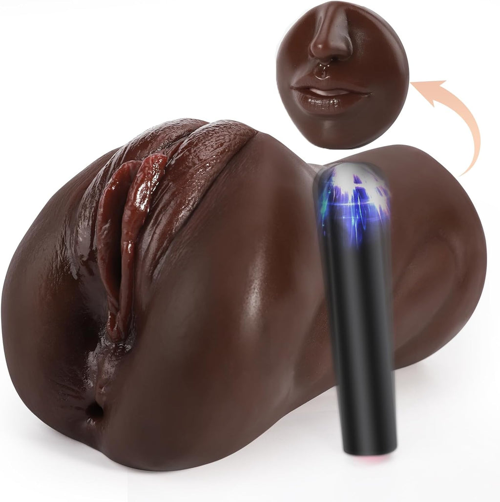 TripleTease Vibrating Bullet Pocket Pussy Stroker