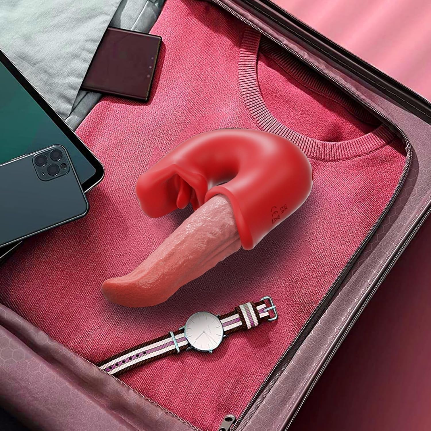TripleTeaseV 3-in-1 Rose Tongue Vibrator