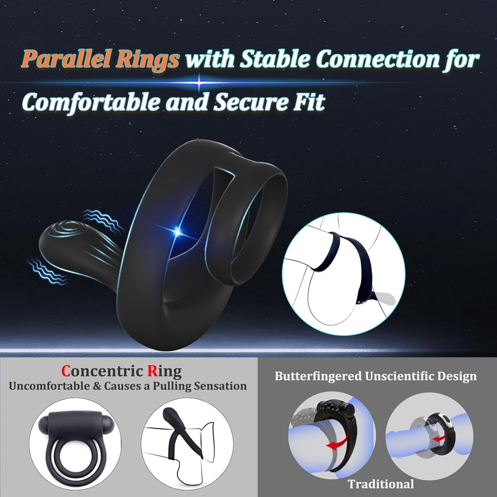 TriPulse Remote Control Penis Ring